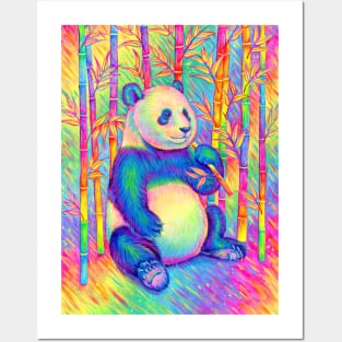 Psychedelic Panda Posters and Art
